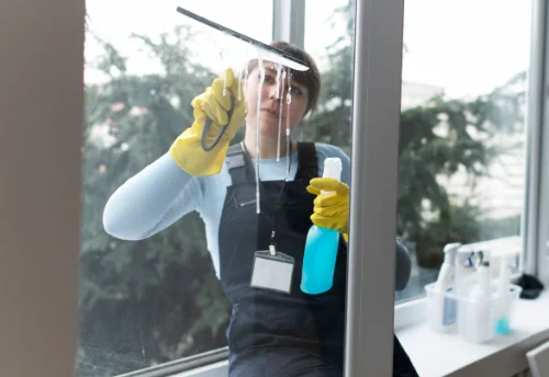 Nettoyage de vitres intérieures et extérieures à la Chapelle-Viel